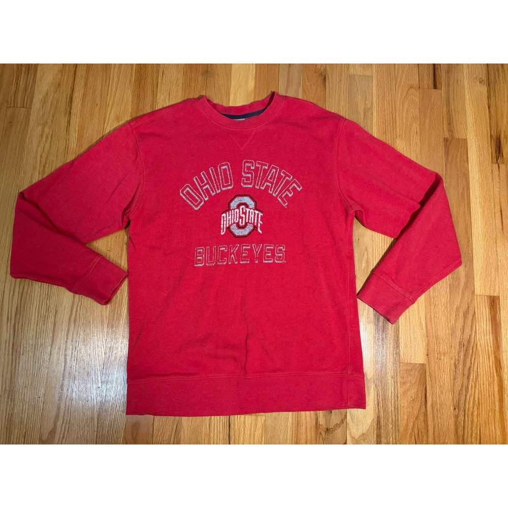 Ohio State Buckeyes Rivalry Threads Red Crewneck Sweatshirt Mens Medium